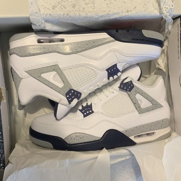 Jordan 4 Retro Mid Midnight Navy size 10 main image 5